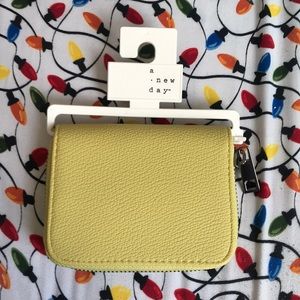 Pastel lime green wallet